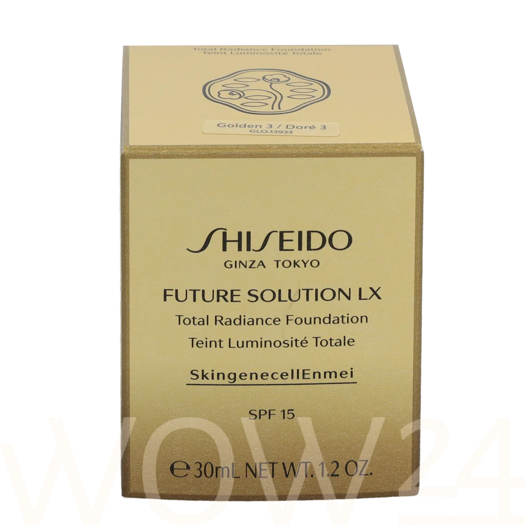 Shiseido Shiseido Future Solution LX Total Radiance Foundation SPF15 makiažo pagrindas Shiseido Shiseido Future Solution LX Total Radiance Foundation SPF15 makiažo pagrindas