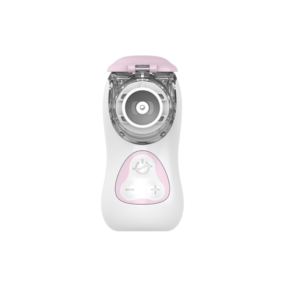 Feellife Health AIR KIDS ne&scaron;iojamas vaiki&scaron;kas rožinis inhaliatorius