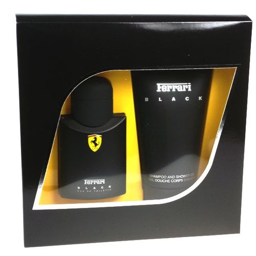 Ferrari Black Line 75ml Edt 75ml + 150ml Shower gel Kvepalai Vyrams EDT Rinkinys (Pažeista pakuotė)
