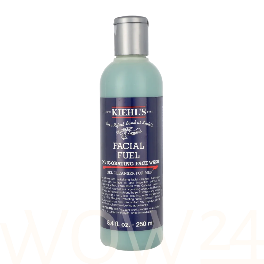 Kiehl's Facial Fuel Energizing Face Wash Gelinis prausiklis Veido prausiklis Vyrams