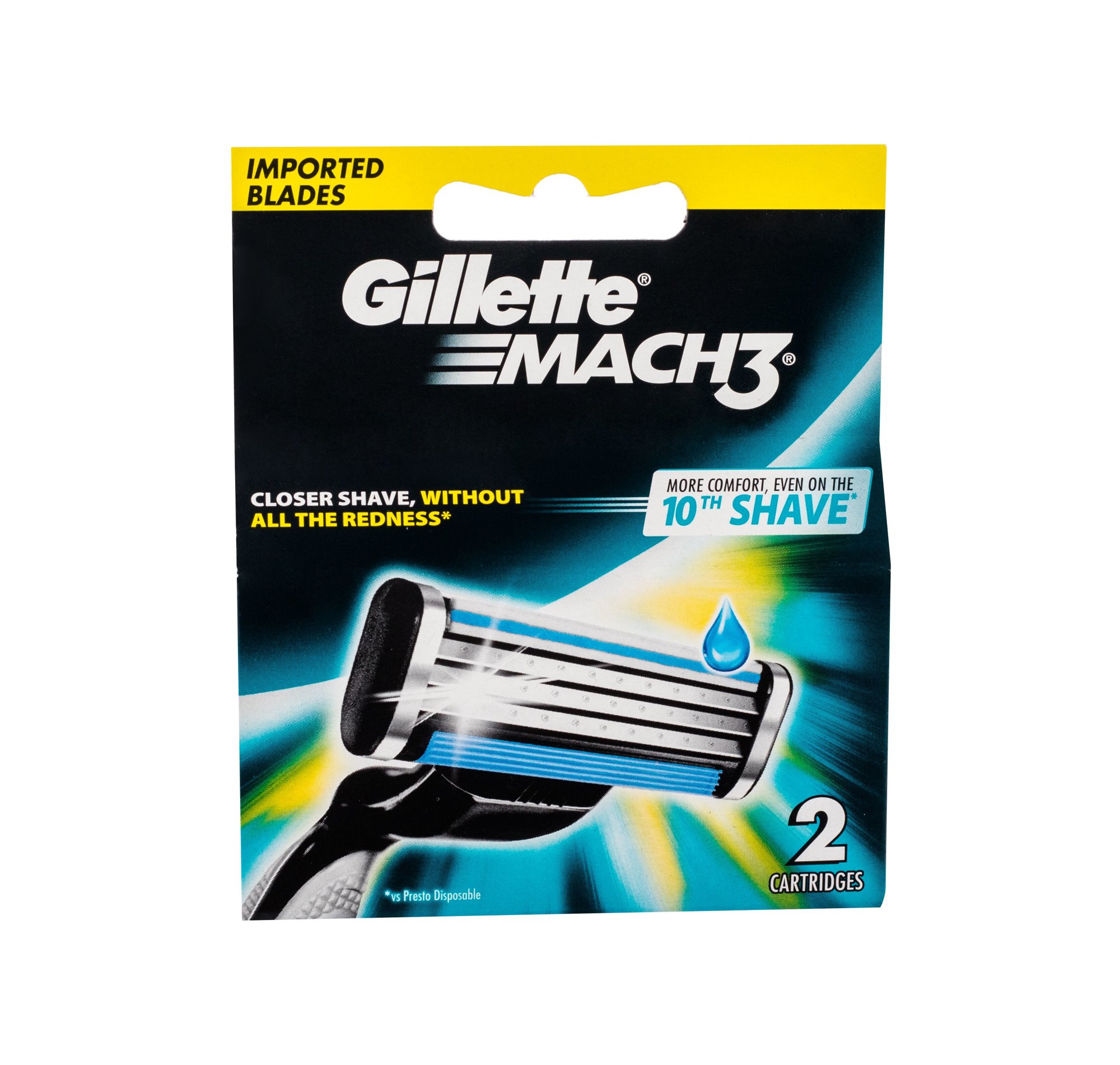 Gillette Mach3 2vnt skustuvo galvutė (Pažeista pakuotė)