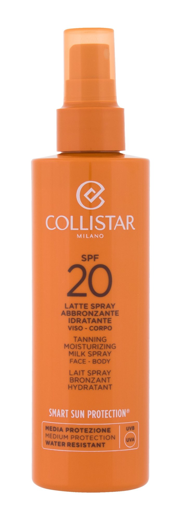 Collistar Smart Sun Protection Tanning Moisturizing Milk Spray įdegio losjonas