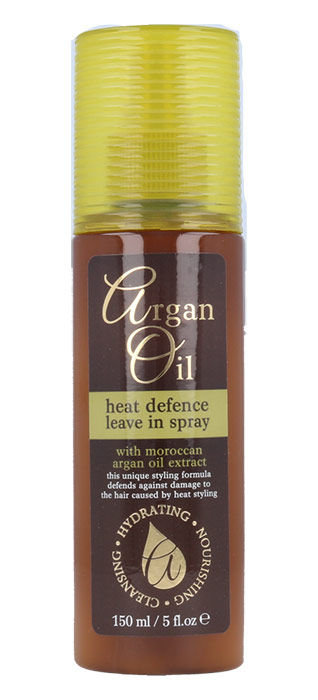 Xpel Argan Oil Heat Defence Leave In Spray 150ml karštam kirpimui (Pažeista pakuotė)