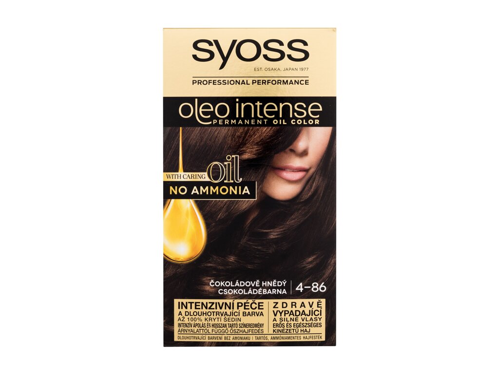 Syoss Oleo Intense Permanent Oil Color 50ml plaukų dažai (Pažeista pakuotė)