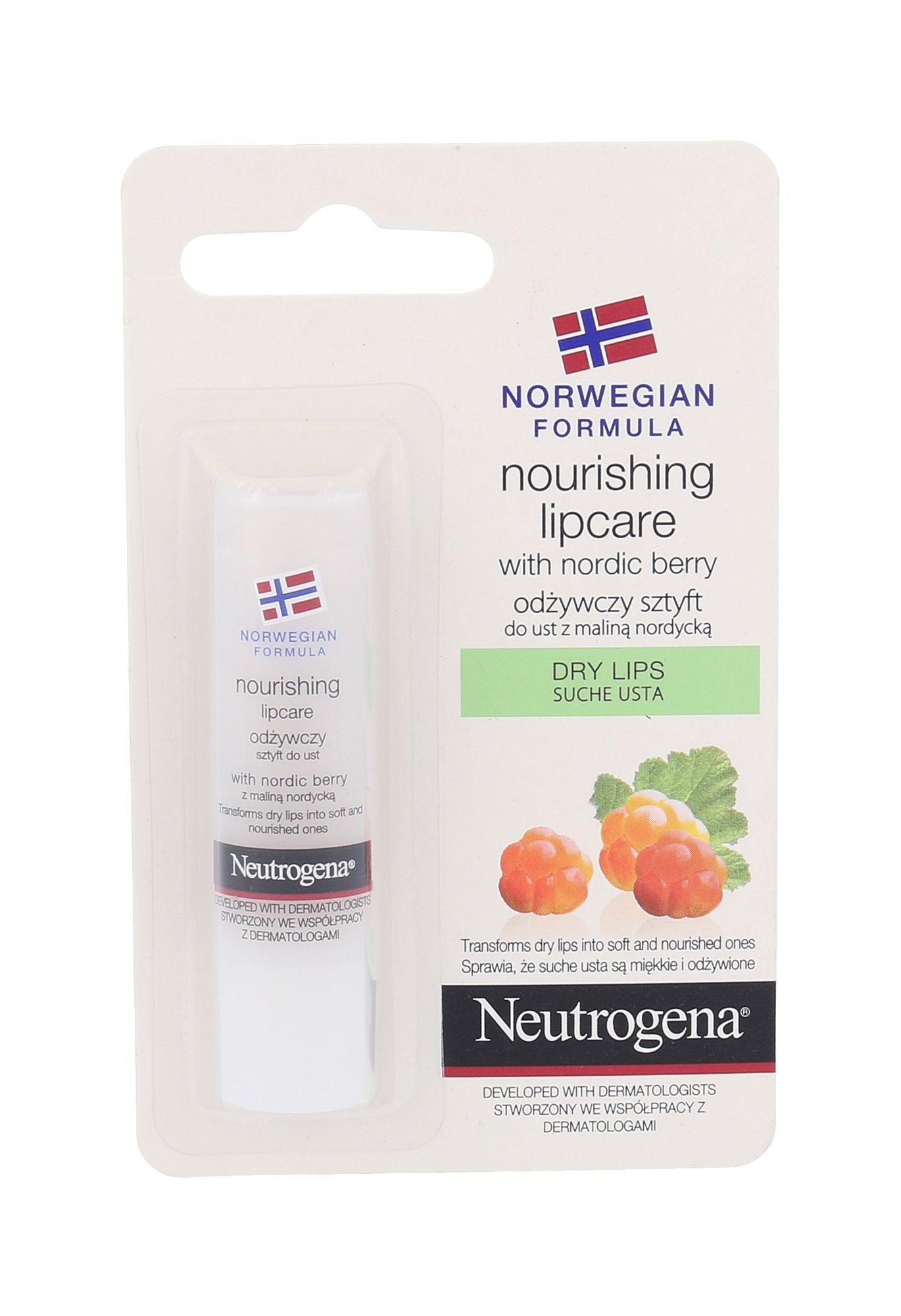 Neutrogena Norwegian Formula Nourishing 4,9g lūpų balzamas