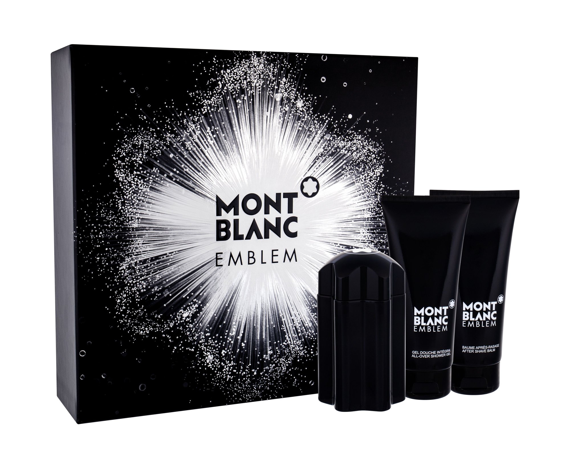Mont Blanc Emblem 100ml Edt 100ml + 100ml Aftershave Balm + 100ml Shower gel Kvepalai Vyrams EDT Rinkinys