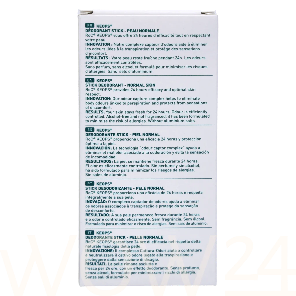 RoC RoC Keops 24H Deo Stick 40 ml dezodorantas