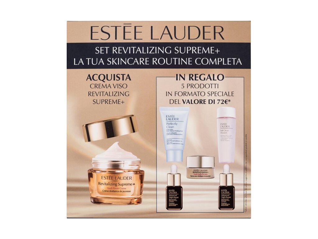 Esteé Lauder Revitalizing Supreme+ Complete Skincare Routine dieninis kremas