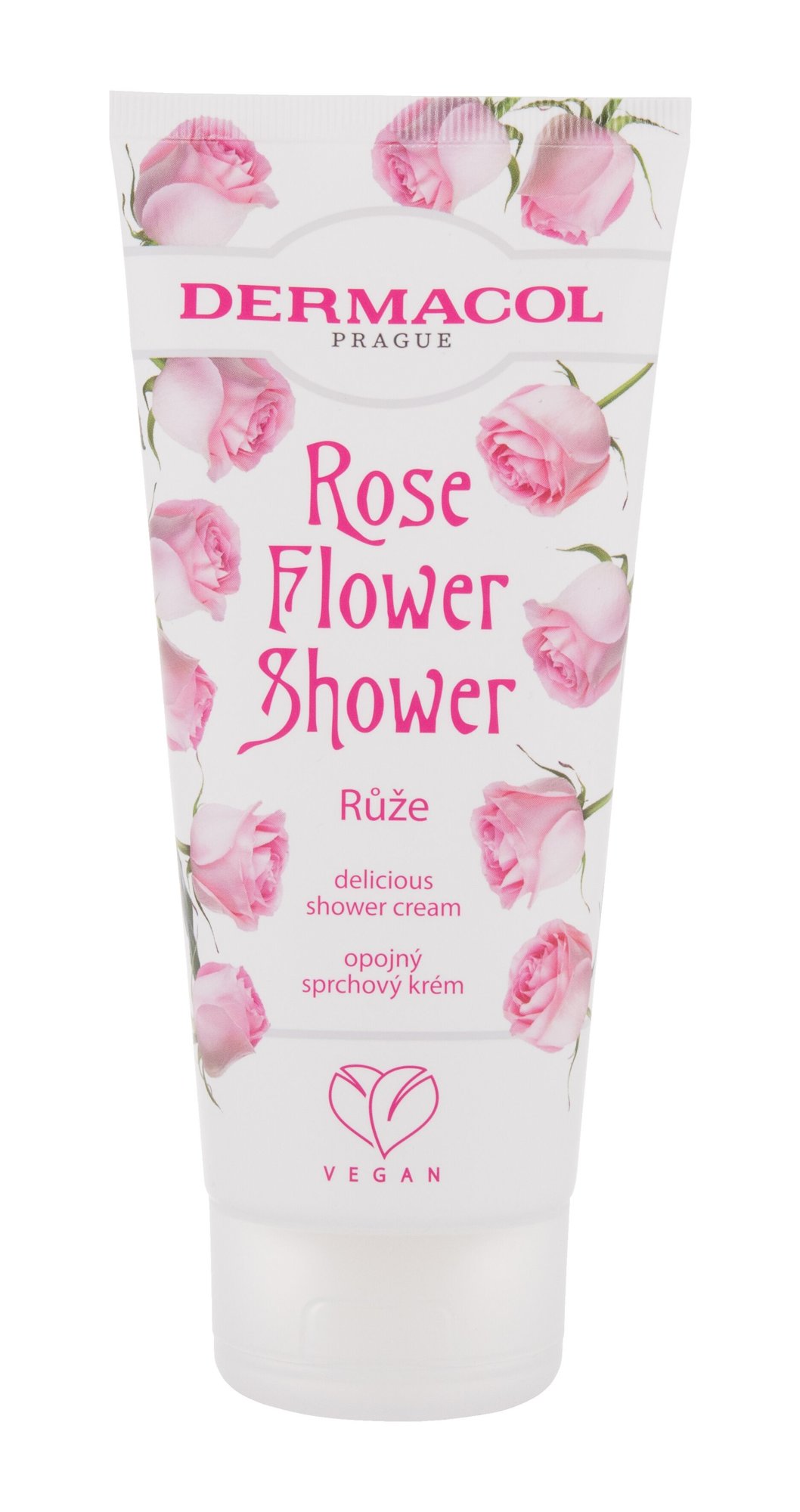 Dermacol Rose Flower Shower 200ml dušo kremas