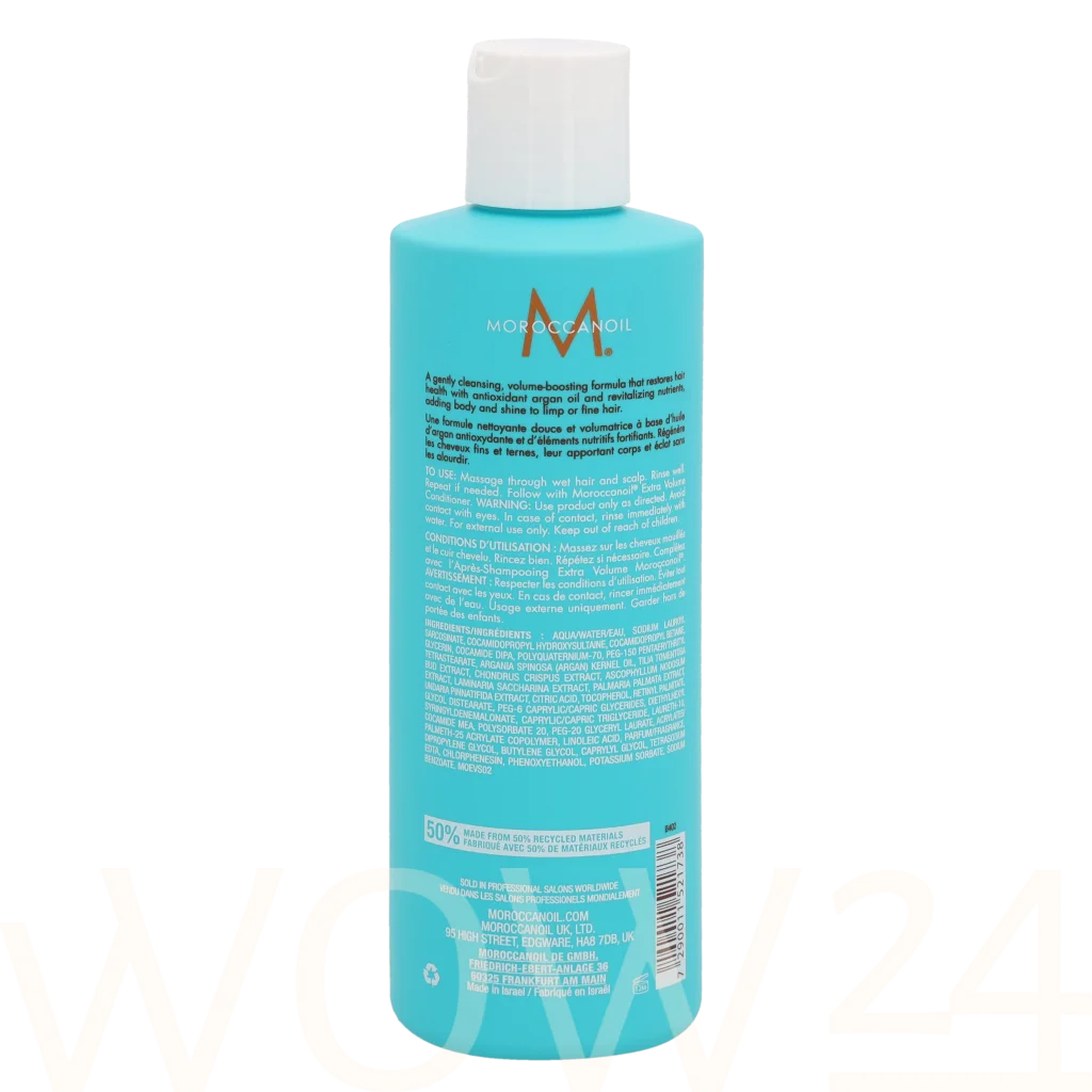 Moroccanoil Moroccanoil Extra Volume Shampoo 250 ml &scaron;ampūnas