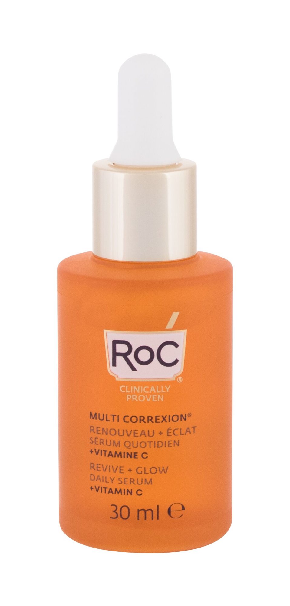 RoC Multi Correxion Revive + Glow 30ml Veido serumas (Pažeista pakuotė)