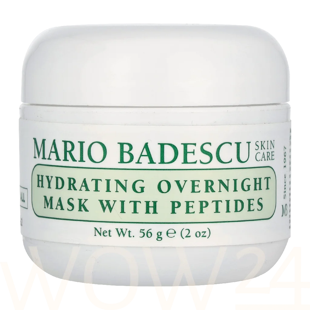 Mario Badescu Hydrating Overnight Mask With Peptides Veido priežiūra nuo senėjimo Moterims