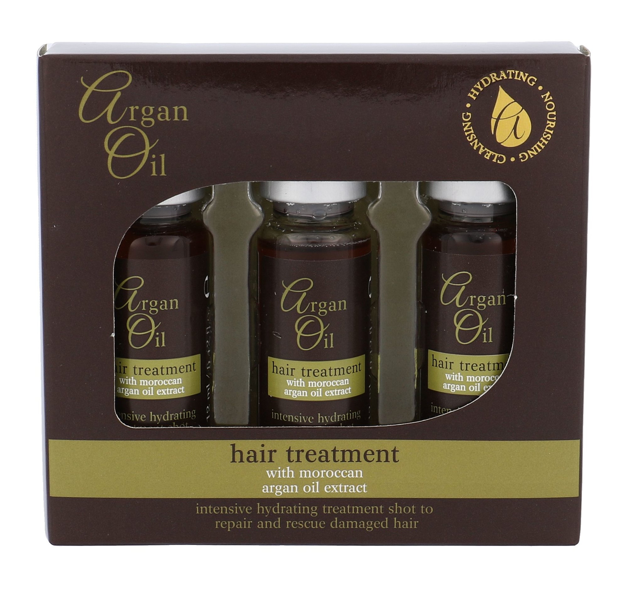 Xpel Argan Oil Hair Treatment Intensive Hydrating Shots 36ml plaukų serumas (Pažeista pakuotė)