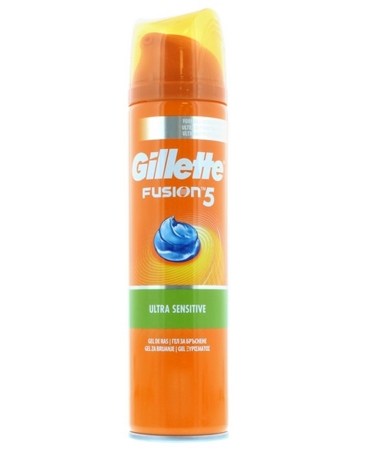 Gillette Fusion 5 Sensitive skutimosi gelis