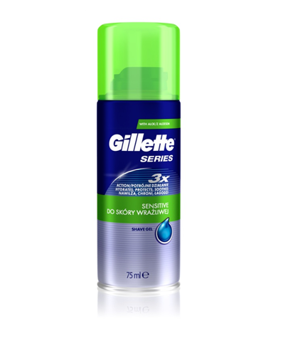 Gillette Series Sensitive 75 ml skutimosi gelis