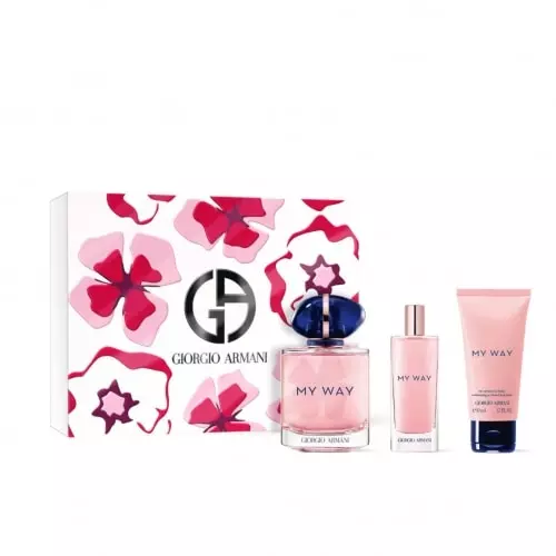 Giorgio Armani My Way 90 ml EDP 90 ml + EDP 15 ml + BL 50 ml  kvepalai Moterims EDP Rinkinys