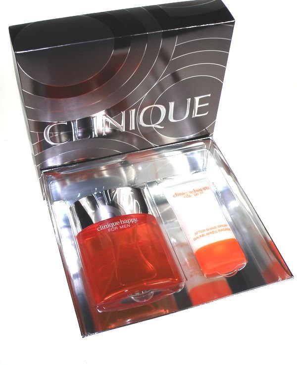Clinique Happy 100ml Edc 100ml + 50ml After shave balm Kvepalai Vyrams Cologne Rinkinys