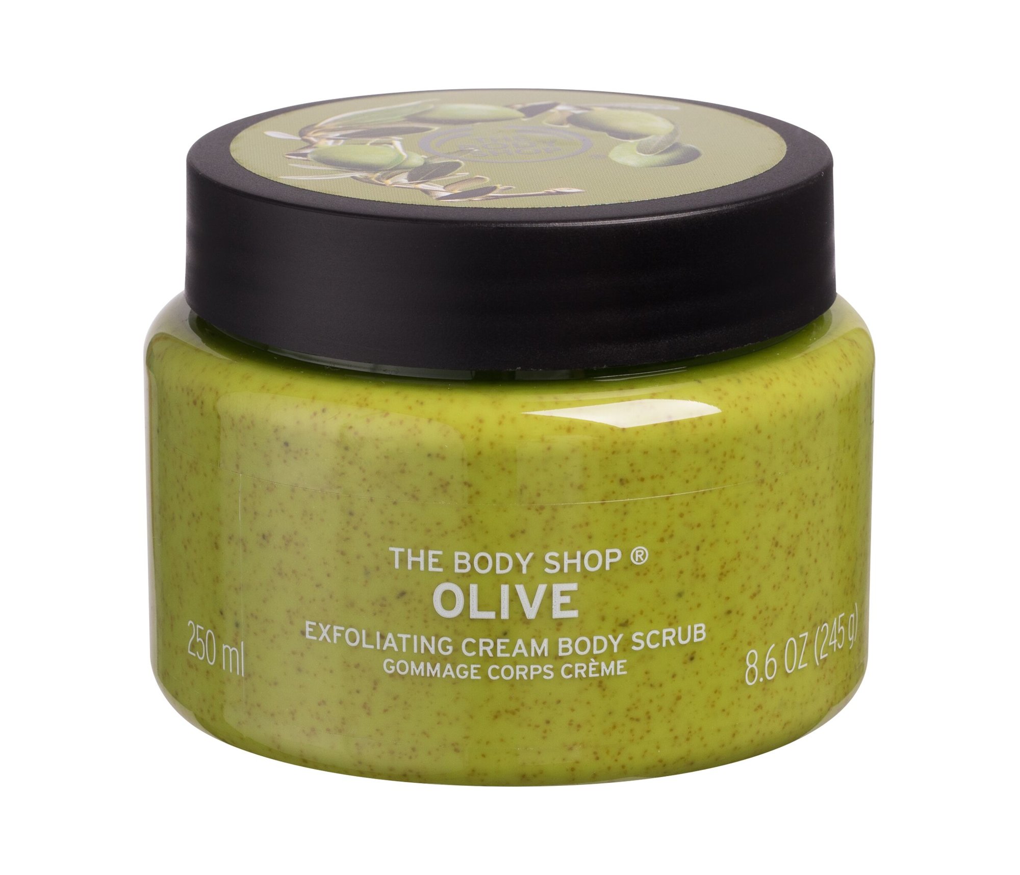The Body Shop  Olive Exfoliating Cream Body Scrub kūno pilingas