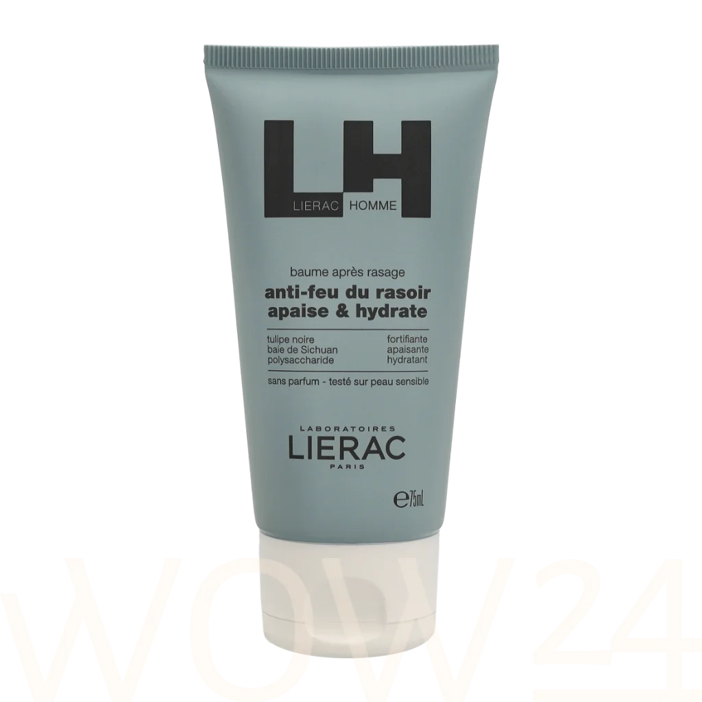 Lierac Paris Lierac Homme After Shave Balm 75 ml natūrali veido odos priežiūros priemonė