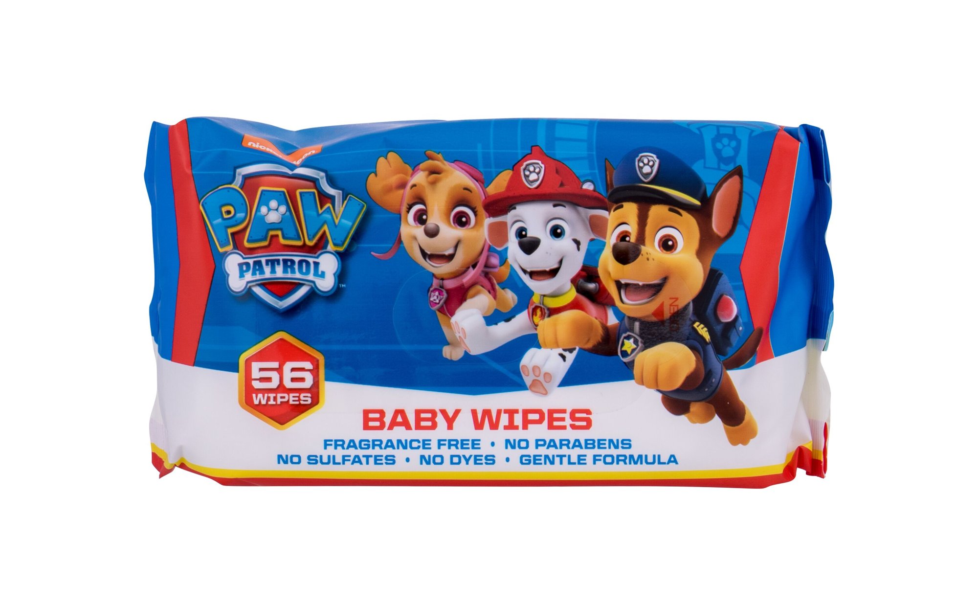 Nickelodeon Paw Patrol Baby Wipes 56vnt drėgnos servetėlės (Pažeista pakuotė)
