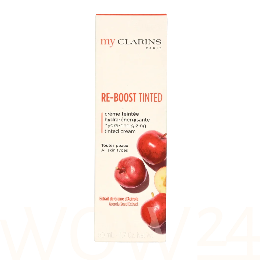 Clarins my clarins re-boost rich hydra-energizing tinted cream Drėkinamasis veido kremas Moterims
