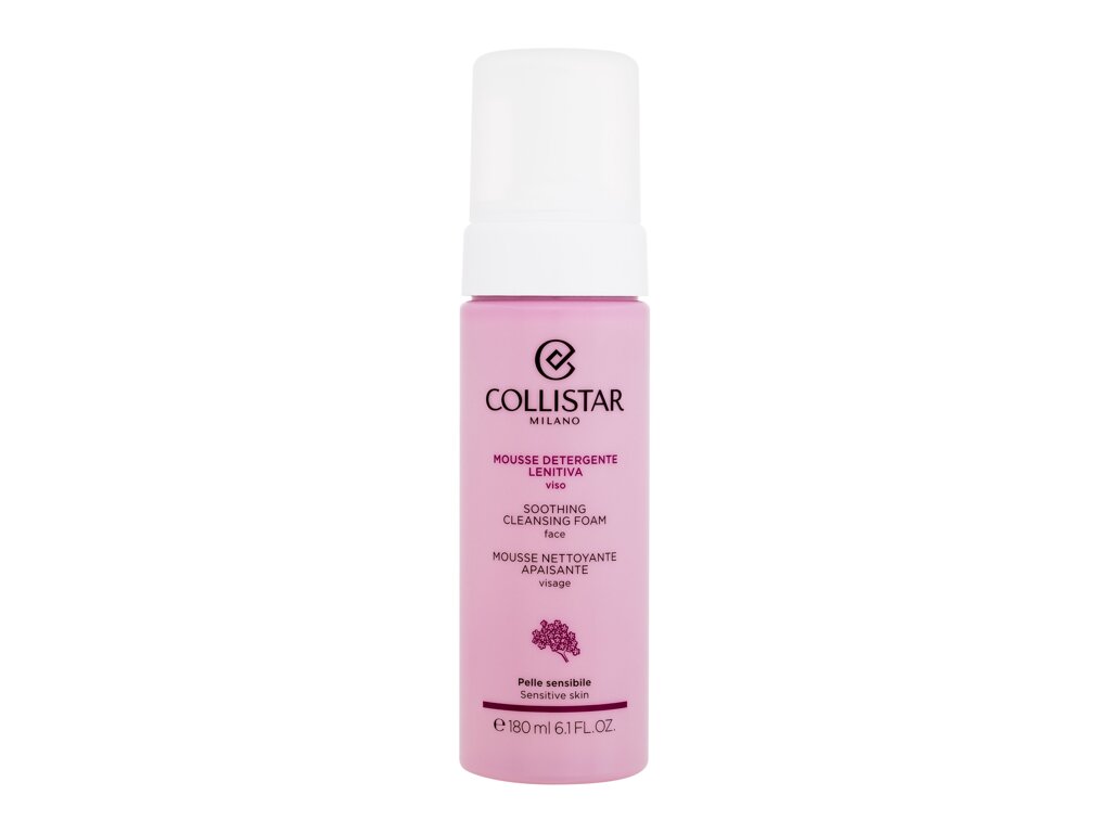 Collistar Soothing Cleansing Foam Valymo putos 180 ml Damaged box