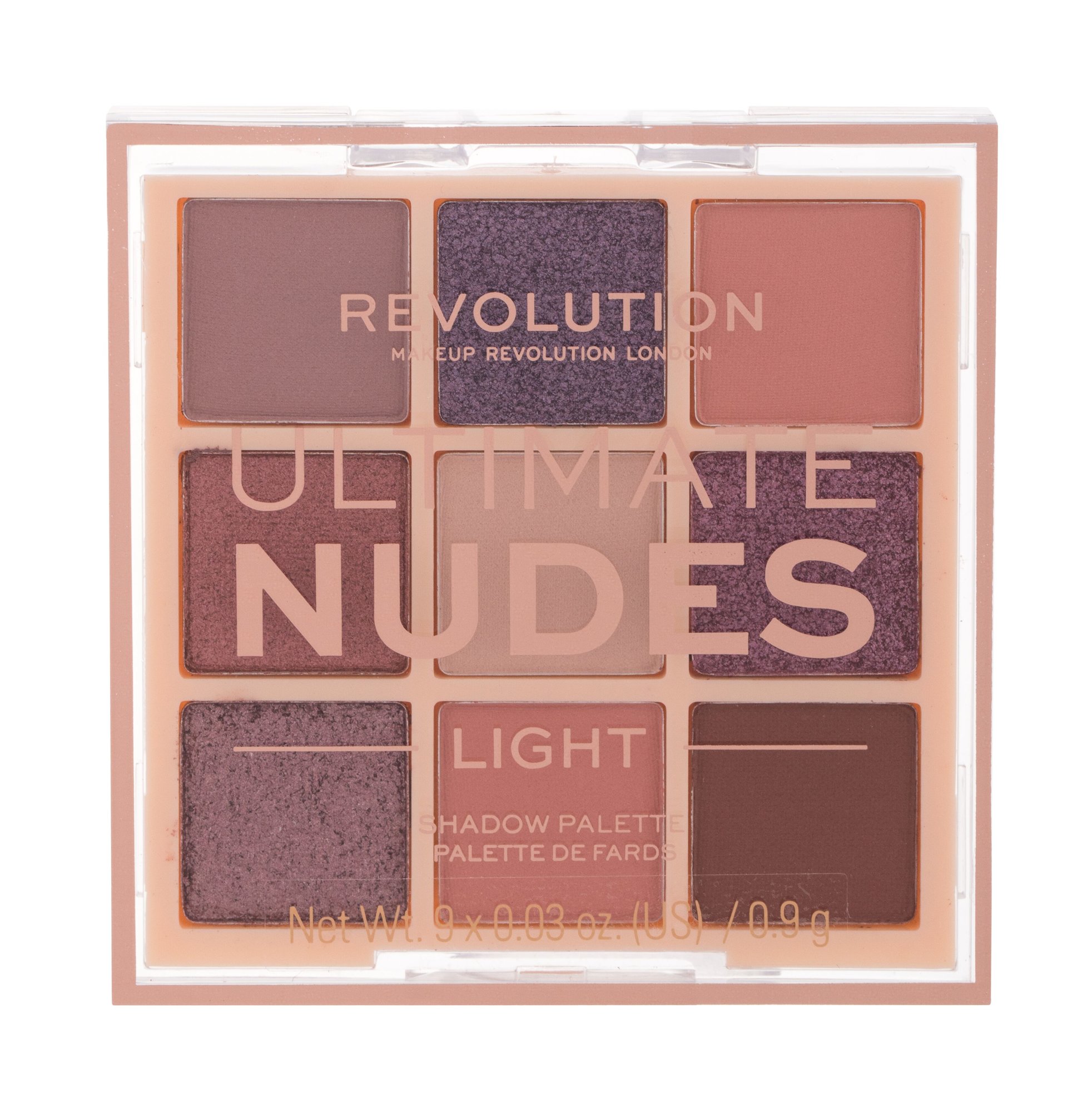 Makeup Revolution London Ultimate Nudes 8,1g šešėliai