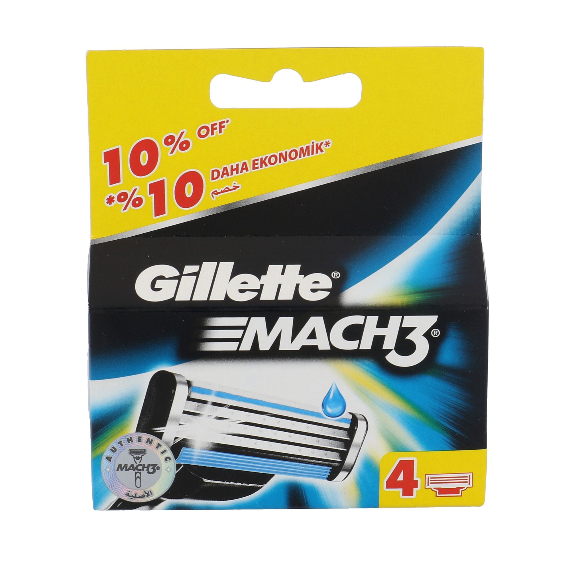Gillette Mach3 4vnt skustuvo galvutė