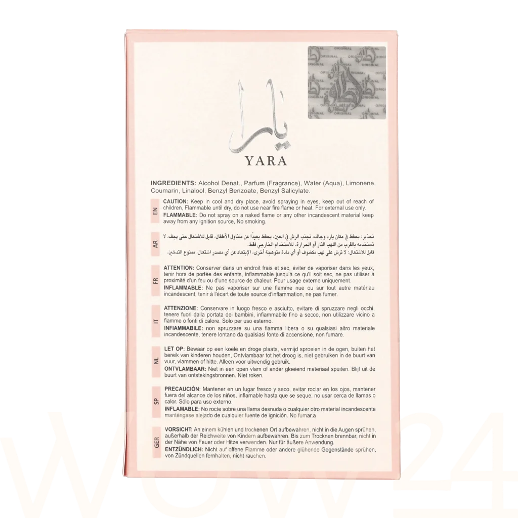 Lattafa Lattafa Yara Edp Spray 100 ml kvepalai Moterims EDP