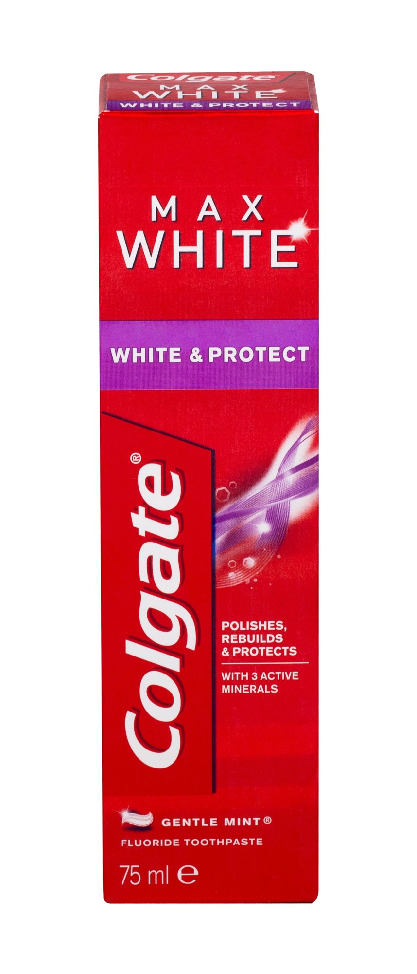 Colgate Max White White & Protect 75ml dantų pasta (Pažeista pakuotė)