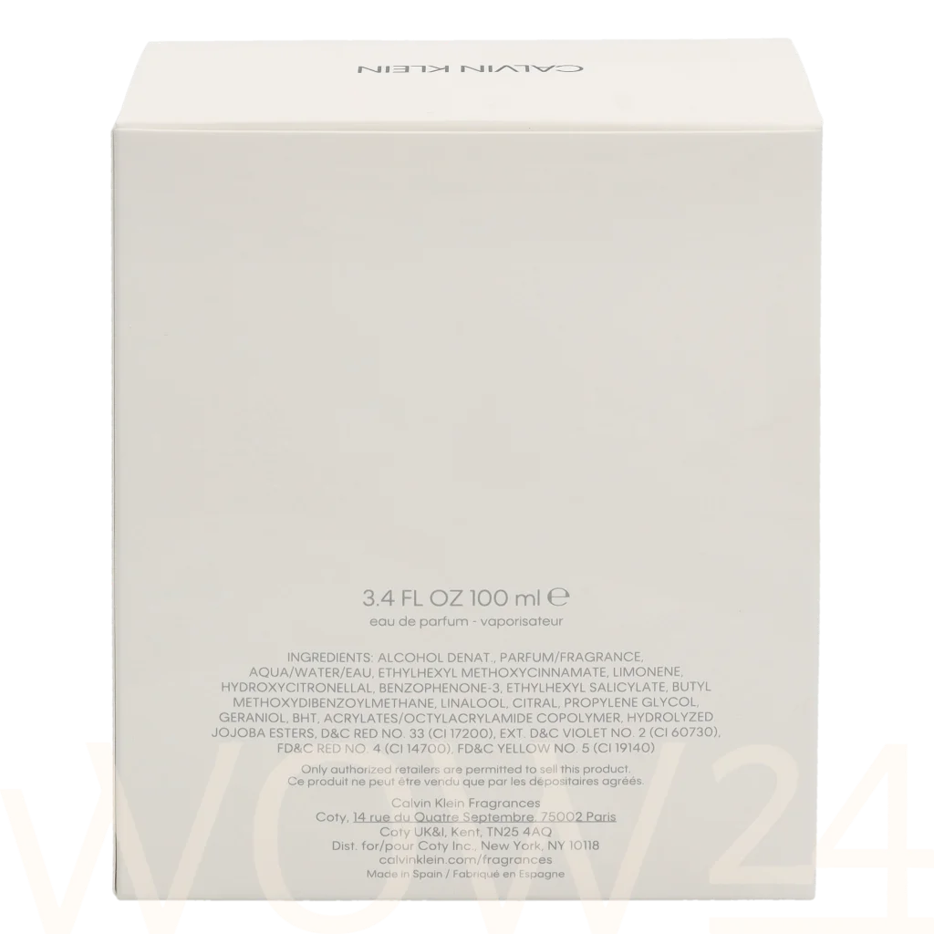 Calvin Klein Calvin Klein Women Edp Spray 100 ml kvepalai Moterims EDP