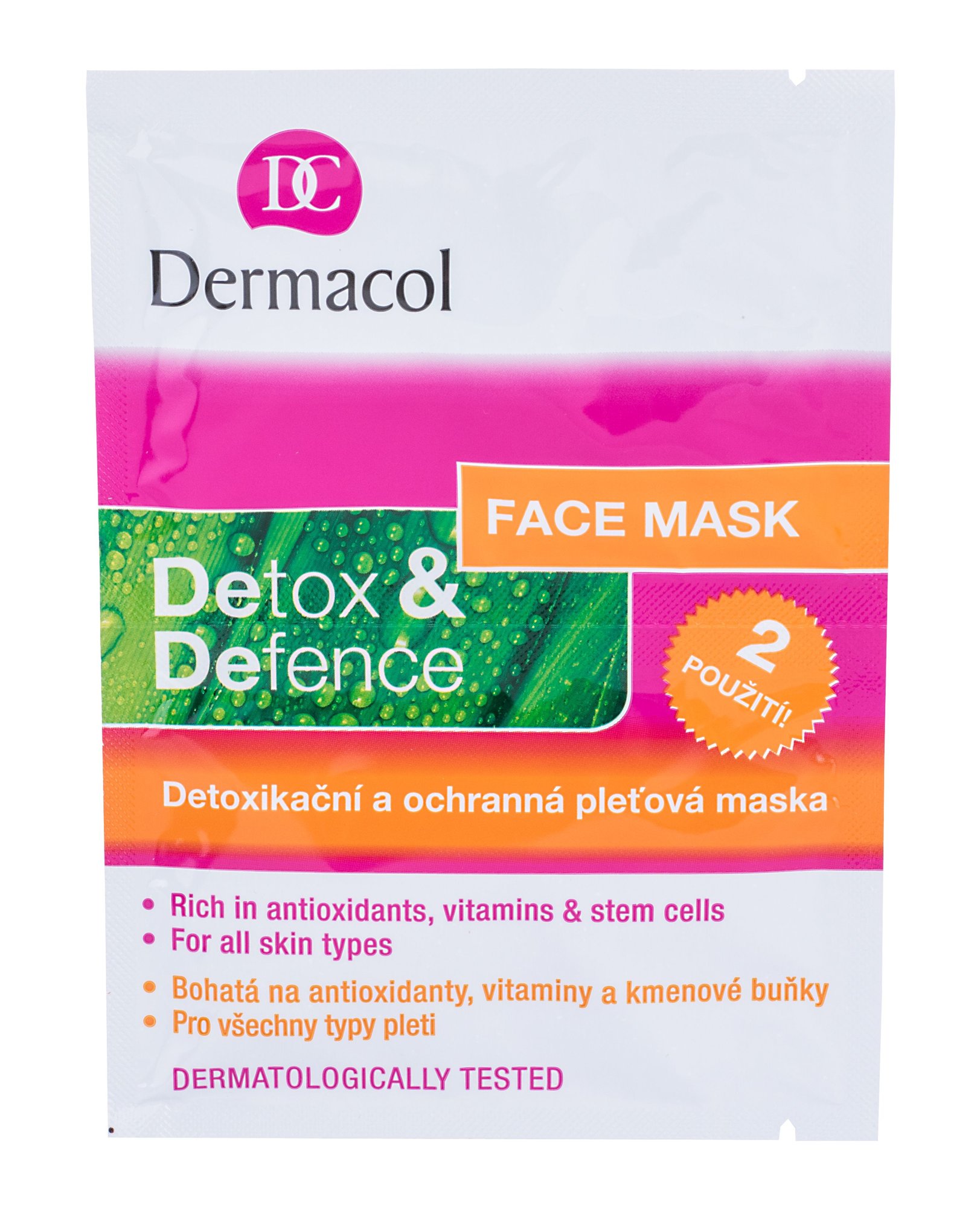 Dermacol Detox & Defence Veido kaukė