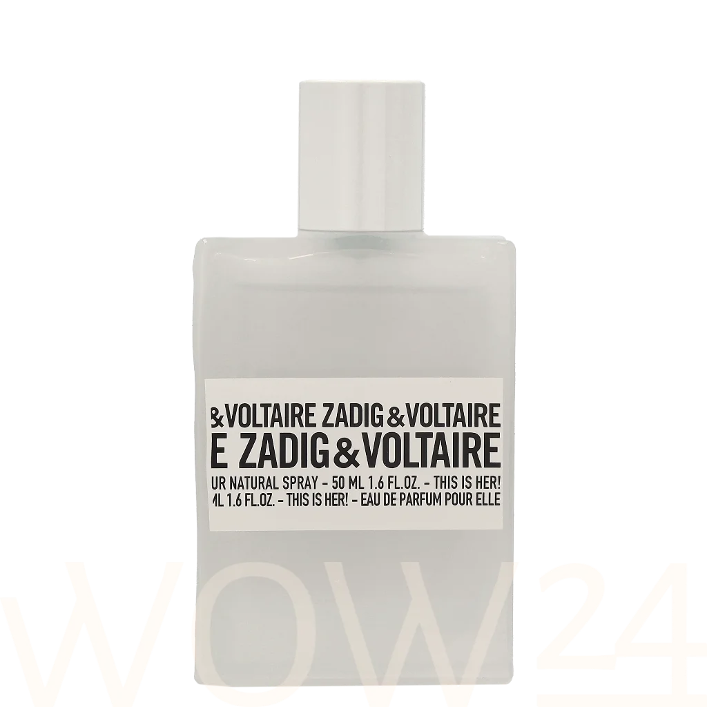 Zadig & Voltaire Zadig & Voltaire This Is Her! Edp Spray 50 ml NI&Scaron;INIAI kvepalai Moterims EDP