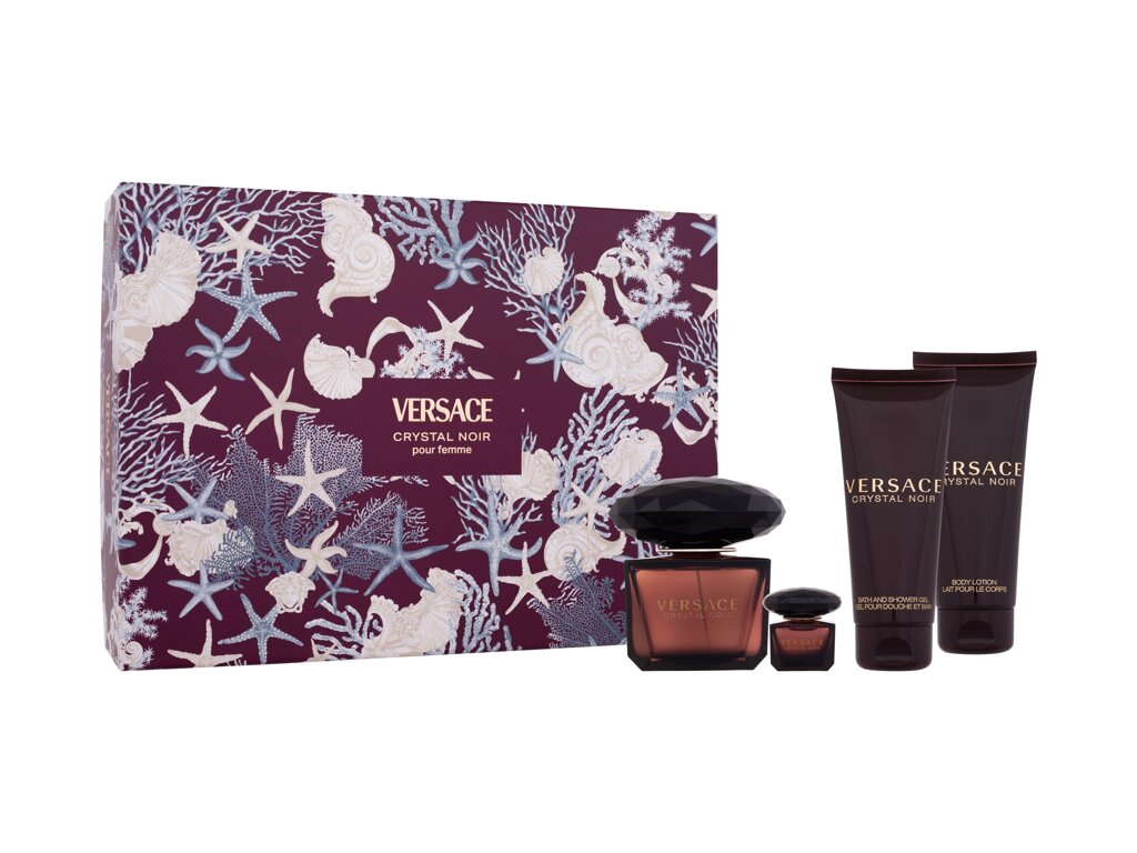 Versace Crystal Noir Eau De Parfum 90 ml Set