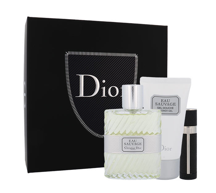 Dior Eau Sauvage Eau De Toilette 100 ml Edt 100 ml + Shower gel 50 ml + Edt 3 ml Set