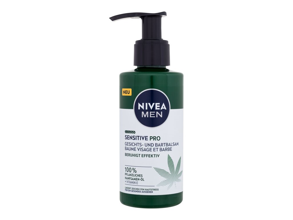Nivea Men Sensitive Pro Ultra-Calming Face & Beard Balm dieninis kremas