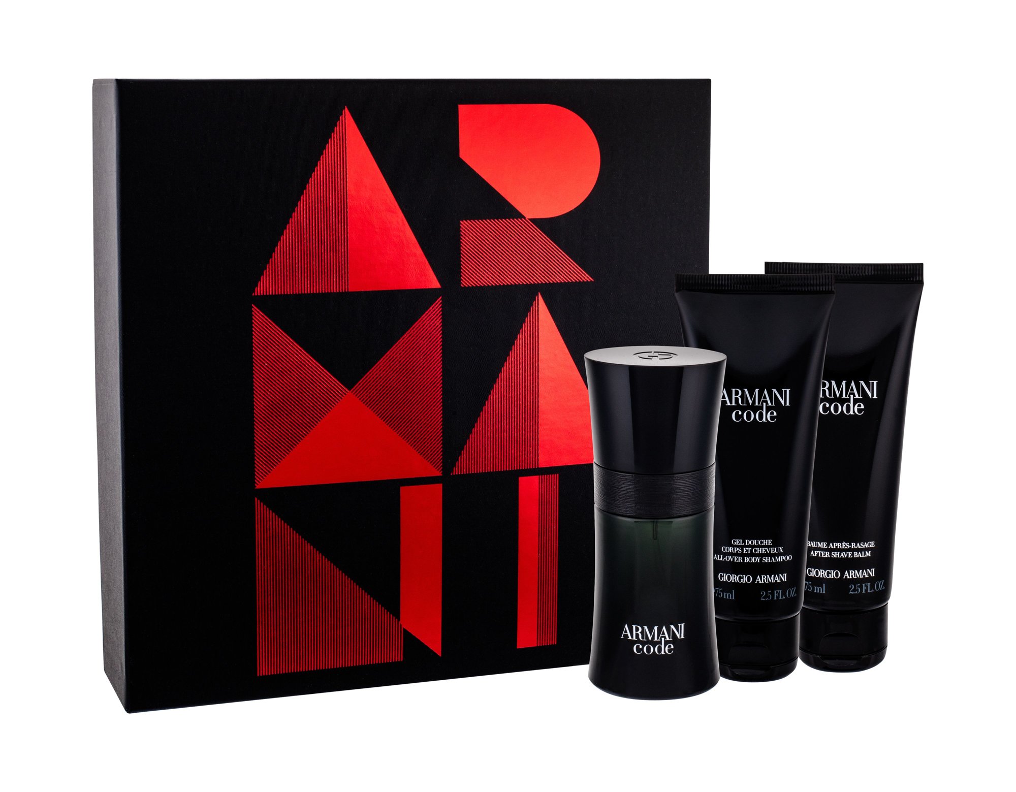 Giorgio Armani Code Eau De Toilette 50 ml Edt 50ml + 75ml After shave balm + 75ml Shower gel Set