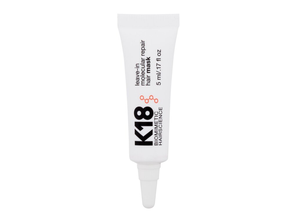 K18 Leave-In Molecular Repair Hair Mask 5ml plaukų kaukė (Pažeista pakuotė)