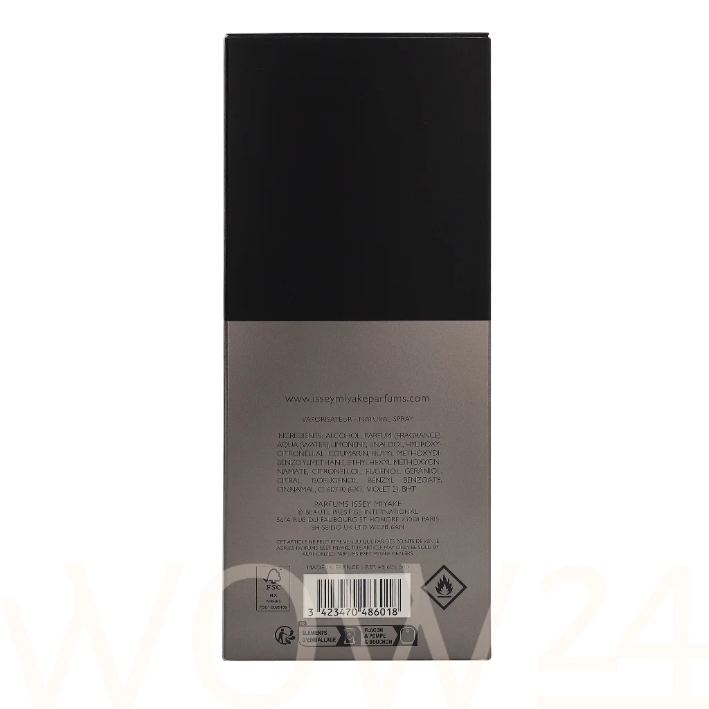 Issey Miyake Issey Miyake L'Eau D'Issey Homme Intense Edt Spray 125 ml kvepalai Vyrams EDT