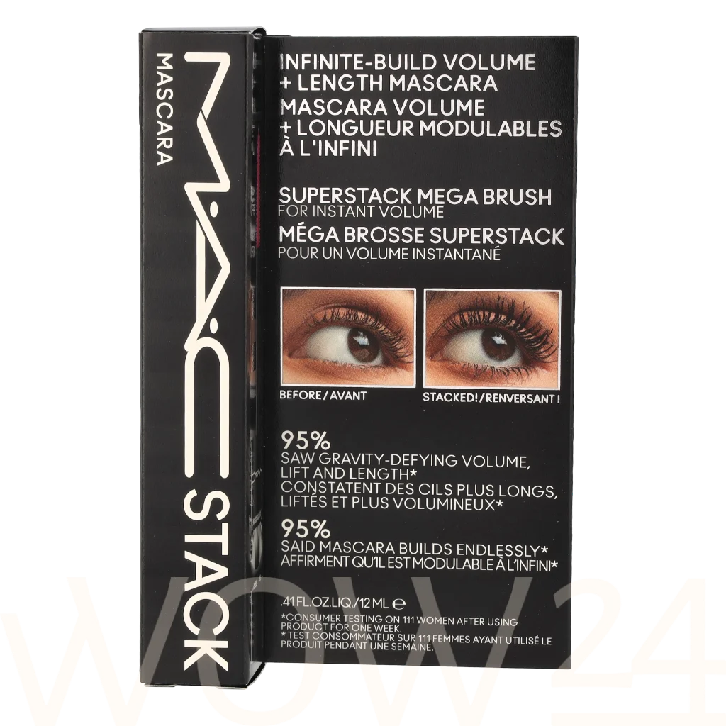 MAC MAC Stack Macro Mascara blakstienų tu&scaron;as