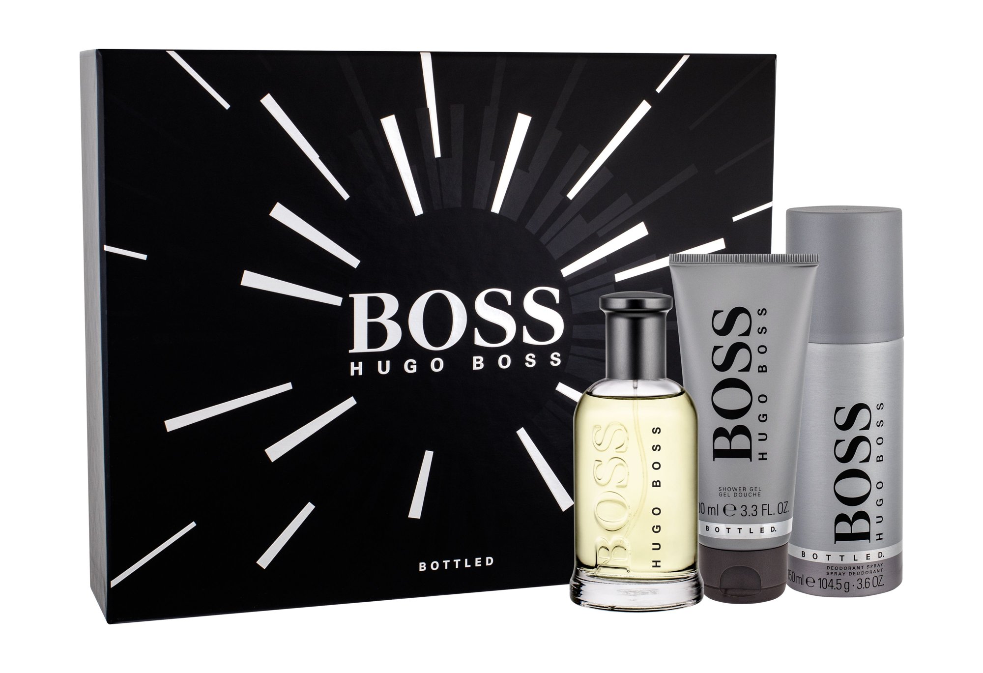 Hugo Boss Boss Bottled (No.6) 100ml + Shower Gel 100 ml + Deodorant 150 ml kvepalai Vyrams EDT