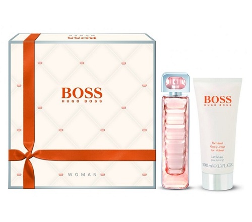 Hugo Boss Boss Orange 50ml Edt 50ml + 100ml Body lotion Kvepalai Moterims EDT Rinkinys