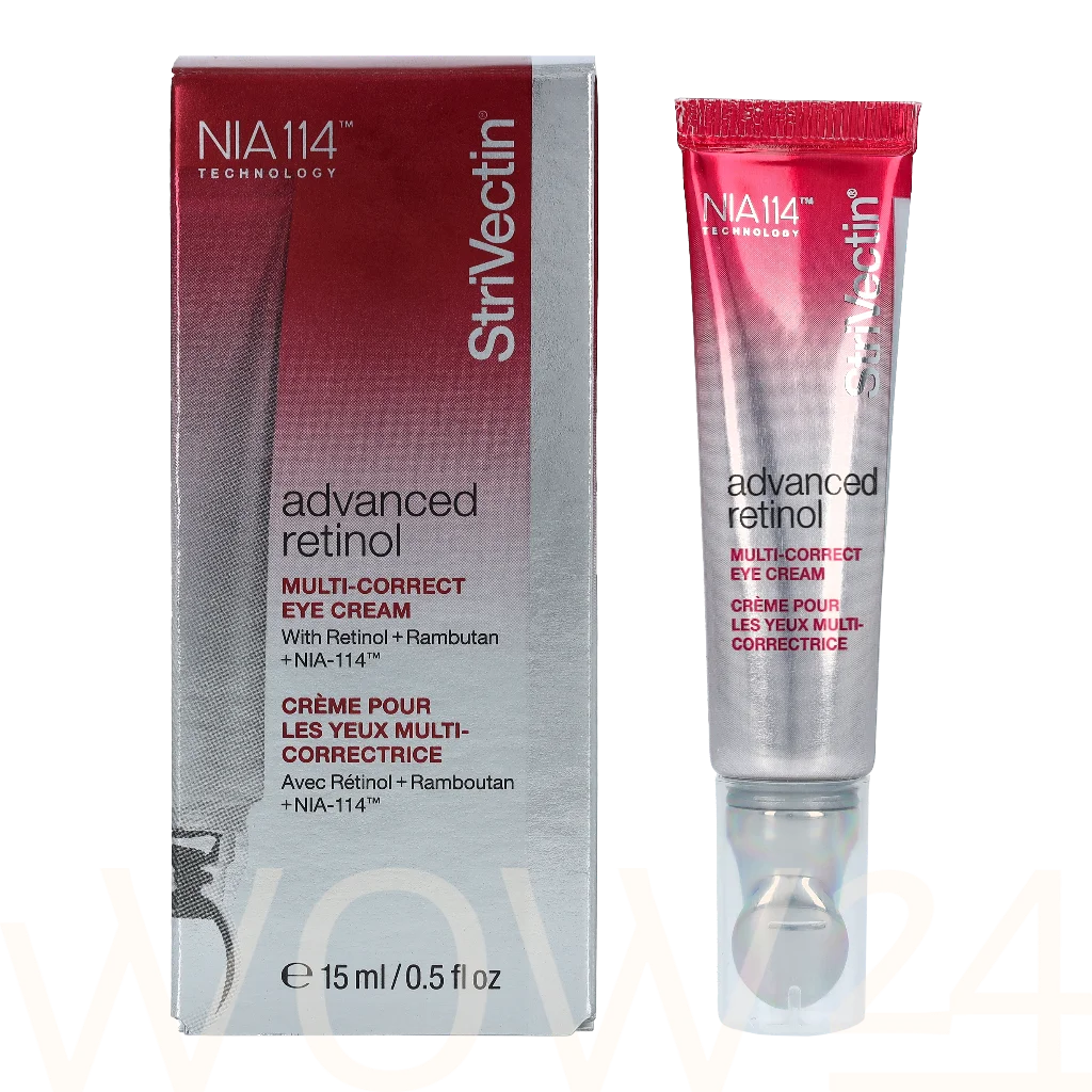StriVectin Strivectin Advanced Retinol Multi Correct Eye Cream 15 ml natūrali veido odos priežiūros priemonė