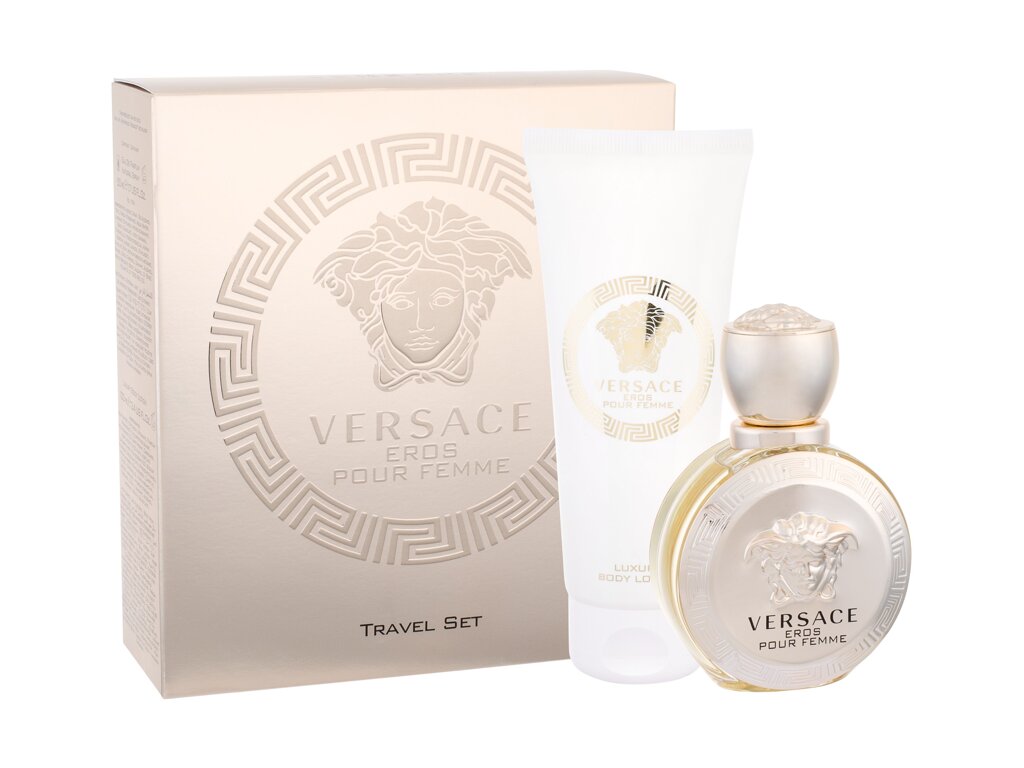 Versace Eros Pour Femme Eau De Parfum 50 ml Edp 50 ml + Body Lotion 100 ml Set