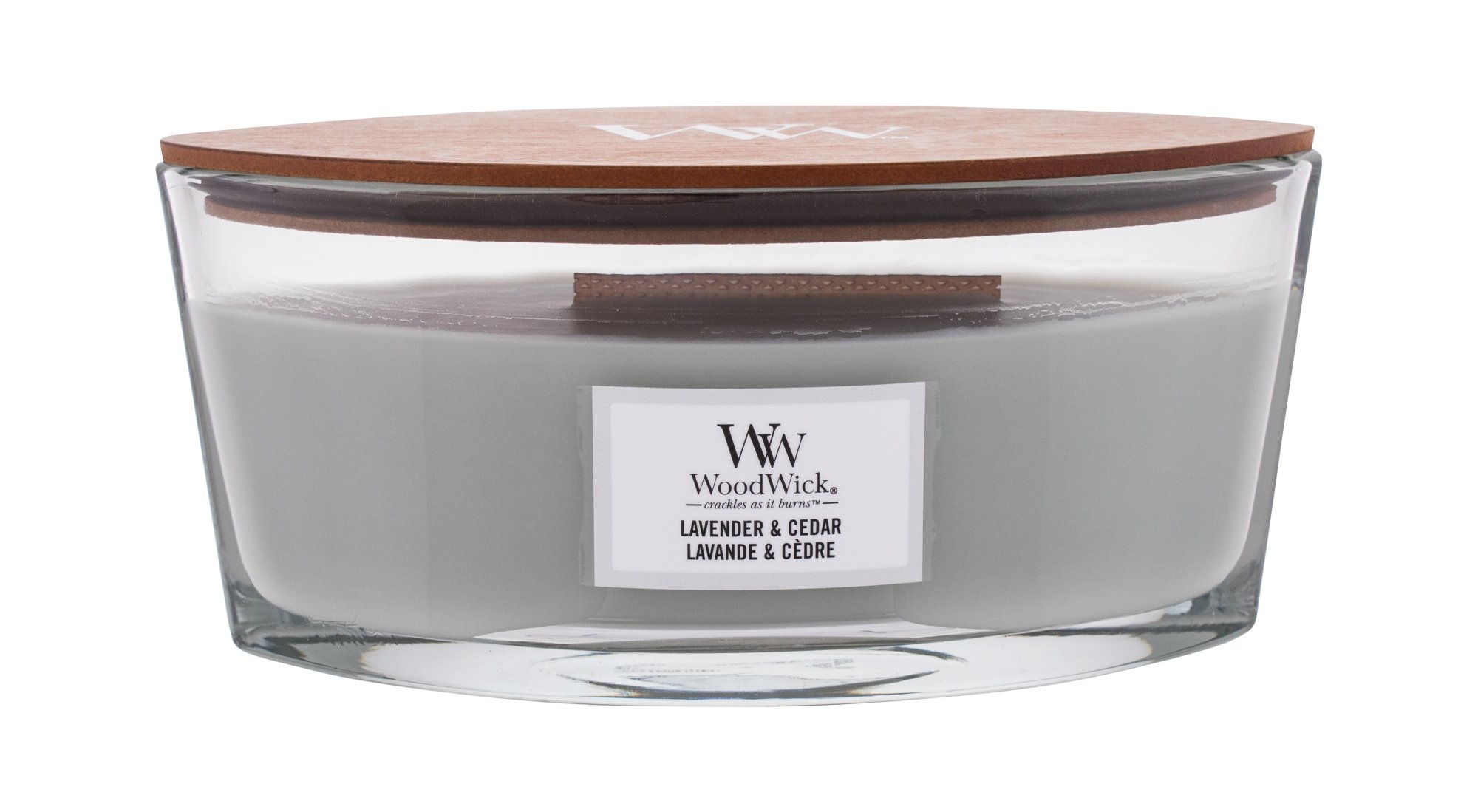 WoodWick Lavender & Cedar 453,6g Kvepalai Unisex Scented Candle