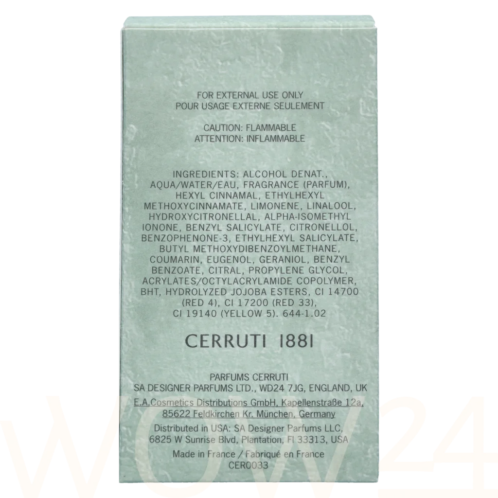 Cerruti Cerruti 1881 Pour Homme Edt Spray 25 ml kvepalai Vyrams EDT