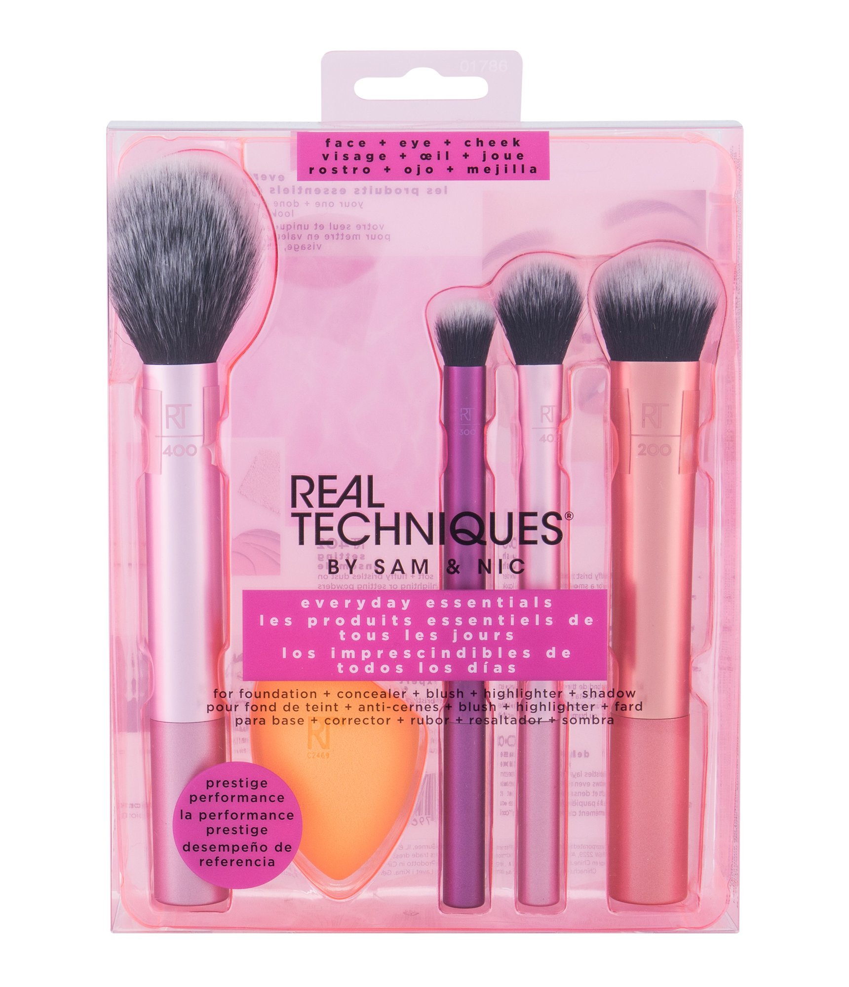 Real Techniques Brushes Everyday Essentials teptukas