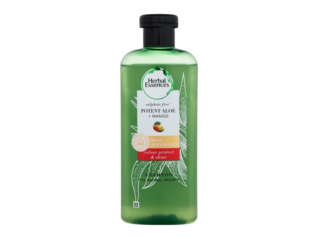 Herbal Essences Potent Aloe + Mango Colour Protect & Shine Shampoo &scaron;ampūnas