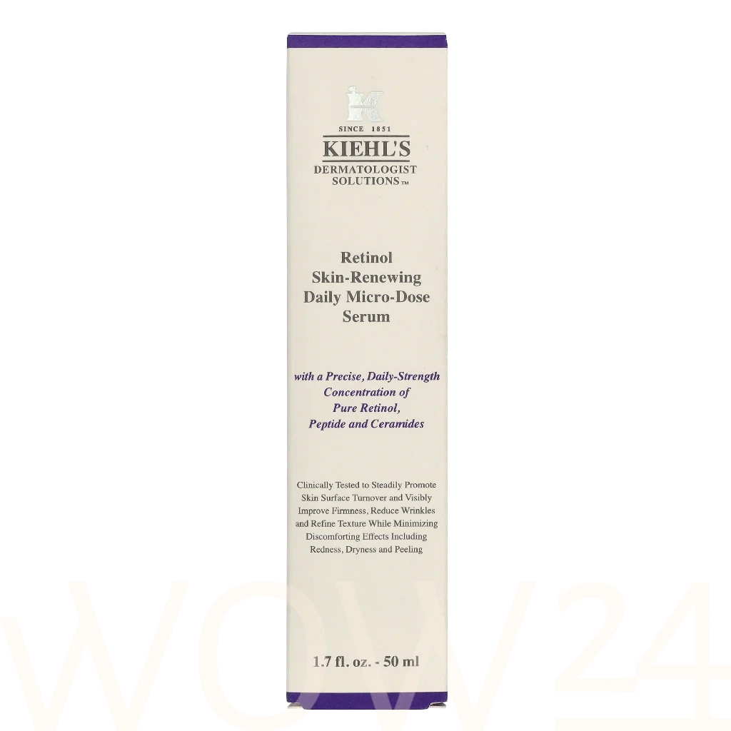  Kiehl's Retinol Skin-Renewing Daily Micro-Dose Serum 50 ml natūrali veido odos priežiūros priemonė