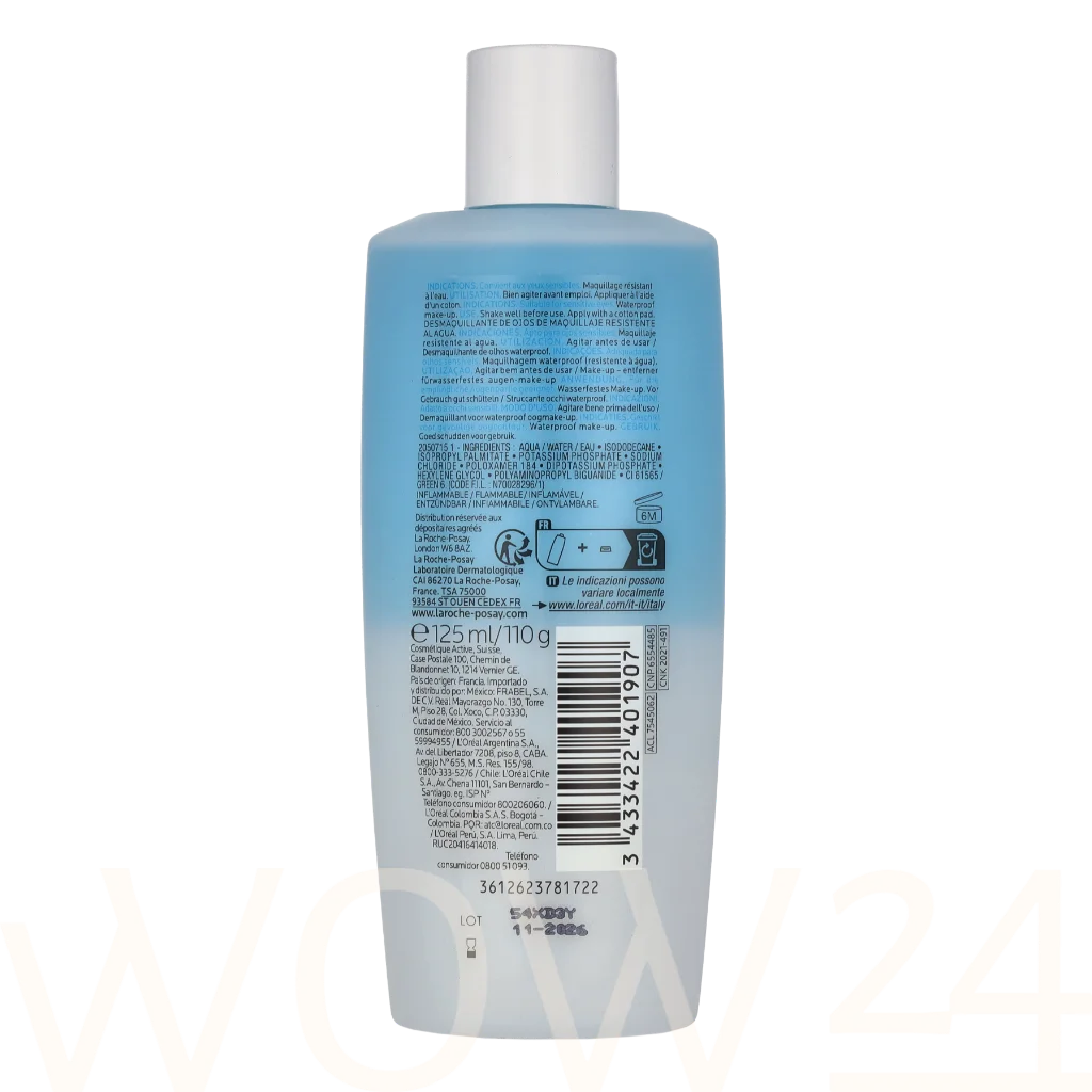 La Roche-Posay LRP Respectissime Waterproof Eye Makeup Remover 125 ml Moterims Makiažo valikliai